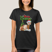 Ferret  Xmas Decorations Santa Ferret Christmas T-shirt (Voorkant)