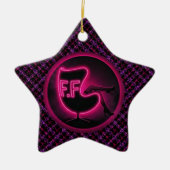 FerretFatale Keramisch Ornament (Voorkant)