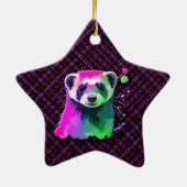 FerretFatale Keramisch Ornament (Achterkant)