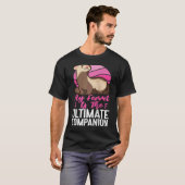 Ferrets My Ferret Is The Ultimate Companion Raglan T-shirt (Voorkant volledig)