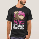 Ferrets My Ferret Is The Ultimate Companion T-shirt (Voorkant)