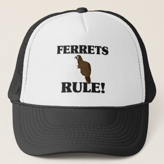 FERRETS Rule! Trucker Pet (Voorkant)