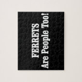 FERRETS zijn ook mensen! Legpuzzel (Verticaal)