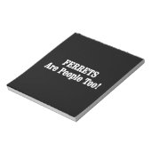 FERRETS zijn ook mensen! Notitieblok (Linkerzijde)