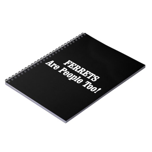 FERRETS zijn ook mensen! Notitieboek (Linkerzijde)