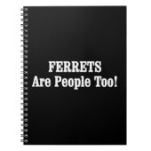 FERRETS zijn ook mensen! Notitieboek (Voorkant)