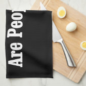 FERRETS zijn ook mensen! Theedoek (Quarter Fold)