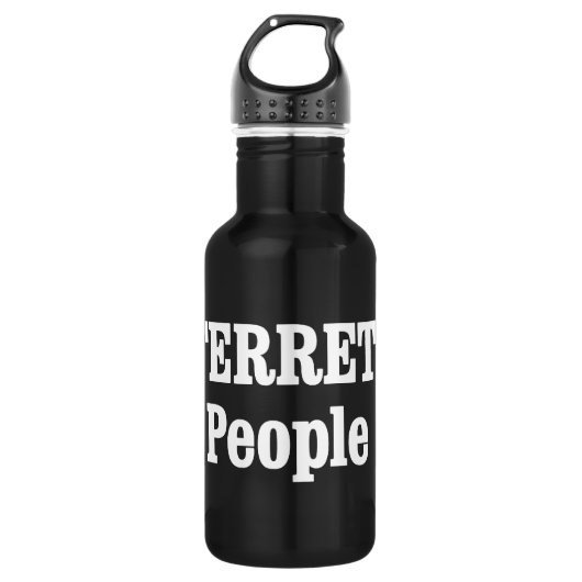 FERRETS zijn ook mensen! Waterfles (Voorkant)