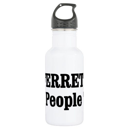 FERRETS zijn ook mensen! Waterfles (Voorkant)
