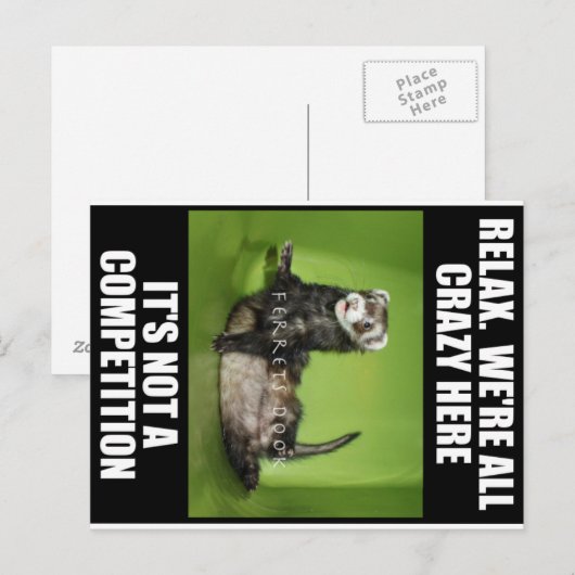 FERRETSDOOK-Briefkaarten Briefkaart (Voorkant / Achterkant)