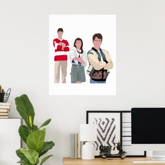Ferris Bueller Art Poster (Thuiskantoor)