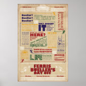 Ferris Bueller Poster (Voorkant)