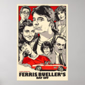 Ferris Buellers Day Off Poster (Voorkant)