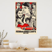 Ferris Buellers Day Off Poster (Keuken)