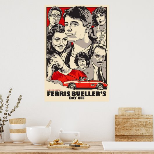Ferris Buellers Day Off Poster (Keuken)
