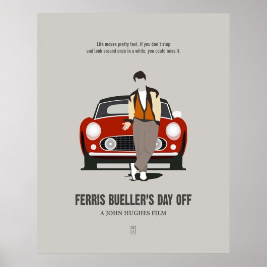 Ferris Buellers Day Off Poster (Voorkant)