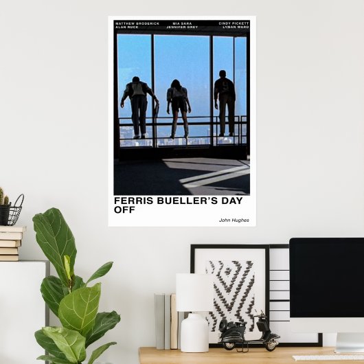 Ferris Buellers Day Off Poster (Thuiskantoor)
