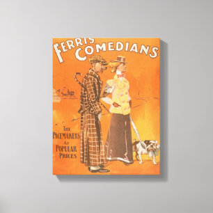 Ferris Comedians "Pacemakers at Popular Price" Canvas Afdruk