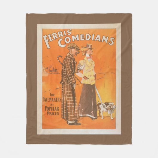 Ferris Comedians "Pacemakers at Popular Price" Fleece Deken (Voorkant)