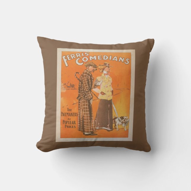 Ferris Comedians "Pacemakers at Popular Price" Kussen (Voorkant)