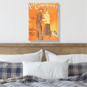 Ferris Comedians "Pacemakers at Popular Prices" Canvas Afdruk (Insitu (Slaapkamer))