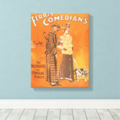 Ferris Comedians "Pacemakers at Popular Prices" Canvas Afdruk (Insitu (Houten vloer))
