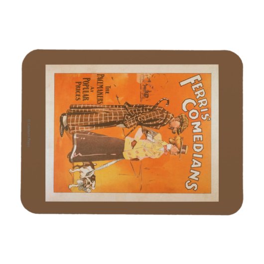 Ferris Comedians "Pacemakers at Popular Prices" Magneet (Horizontaal)