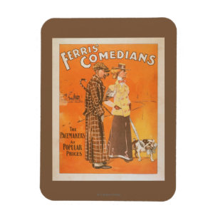 Ferris Comedians "Pacemakers at Popular Prices" Magneet
