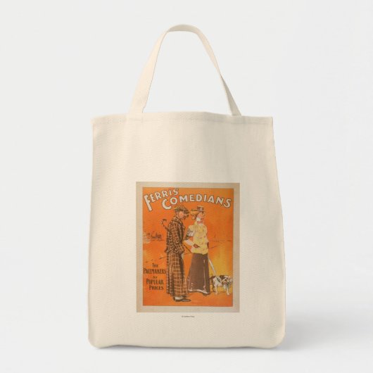 Ferris Comedians "Pacemakers at Popular Prices" Tote Bag (Voorkant)