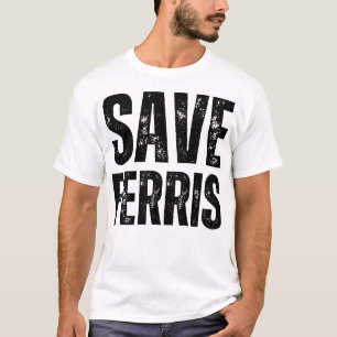 ferris opslaan t-shirt