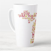 Ferris State University Michigan Latte Mok (Linkerhoek)
