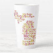 Ferris State University Michigan Latte Mok (Voorkant)