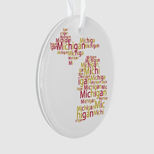 Ferris State University Michigan Ornament (voorkant)