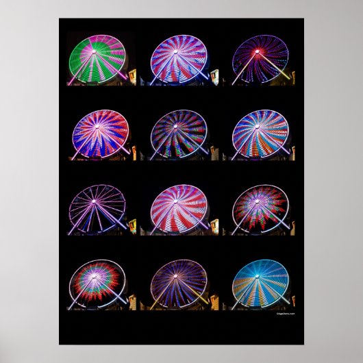 Ferris Wheel 18X24 Poster (Voorkant)