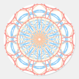 Ferris Wheel Abstract Ronde Sticker