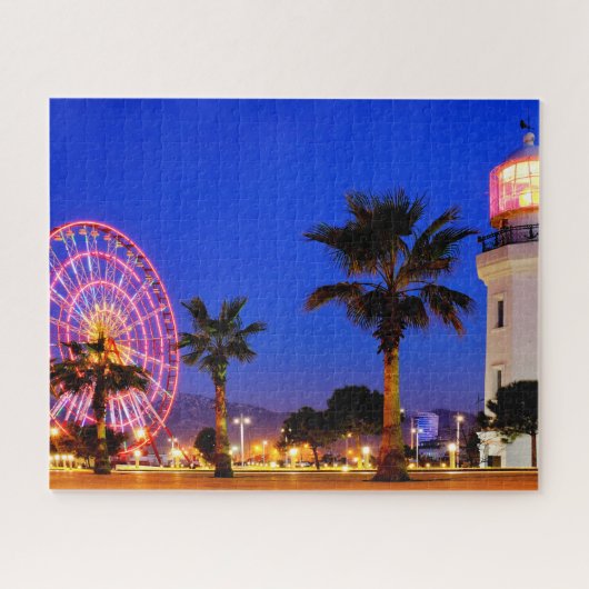 Ferris wheel and lighthouse legpuzzel (Horizontaal)