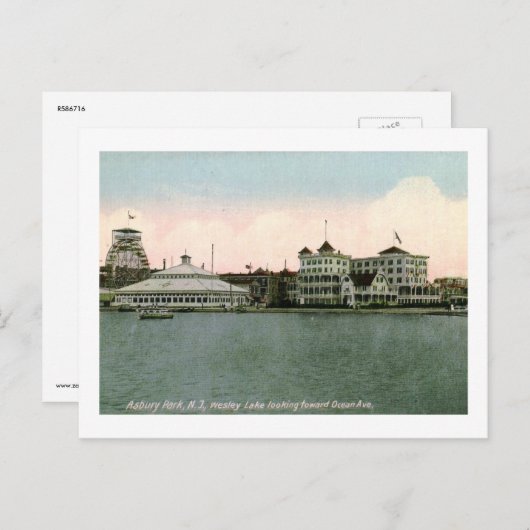 Ferris Wheel, Asbury Park, New Jersey  Briefkaart (Voorkant / Achterkant)