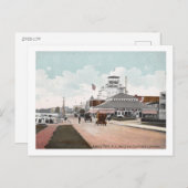 Ferris Wheel, Asbury Park, NJ 1908  Briefkaart (Voorkant / Achterkant)