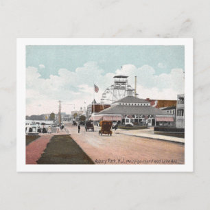 Ferris Wheel, Asbury Park, NJ 1908 Briefkaart