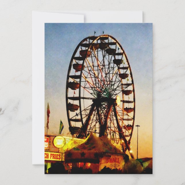 Ferris Wheel bij nacht (Voorkant)