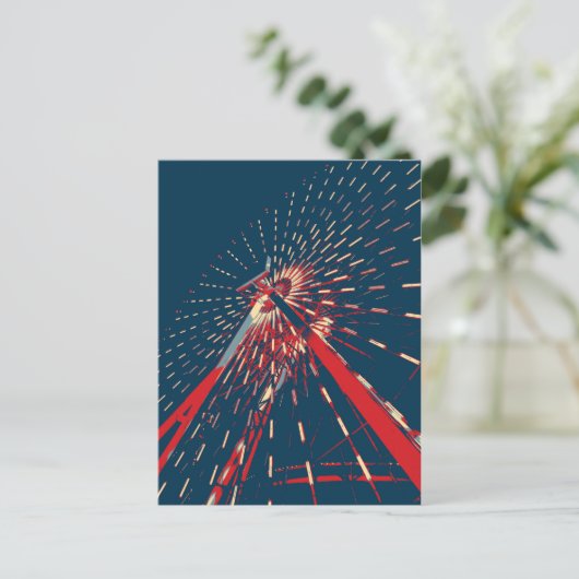Ferris Wheel Briefkaart (Staand voorkant)