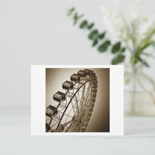  Ferris Wheel Briefkaart (Staand voorkant)