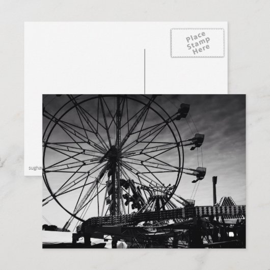 Ferris Wheel Briefkaart (Voorkant / Achterkant)