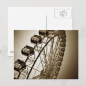 Ferris Wheel Briefkaart (Voorkant / Achterkant)