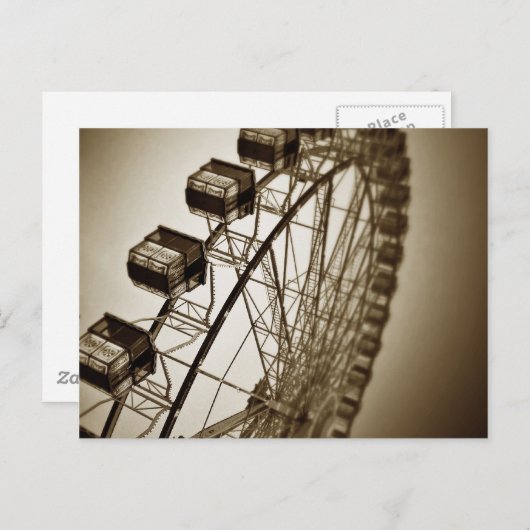 Ferris Wheel Briefkaart (Voorkant / Achterkant)