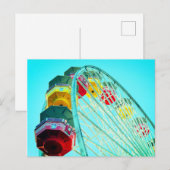 Ferris Wheel Briefkaart (Voorkant / Achterkant)