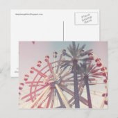 Ferris Wheel Briefkaart (Voorkant / Achterkant)