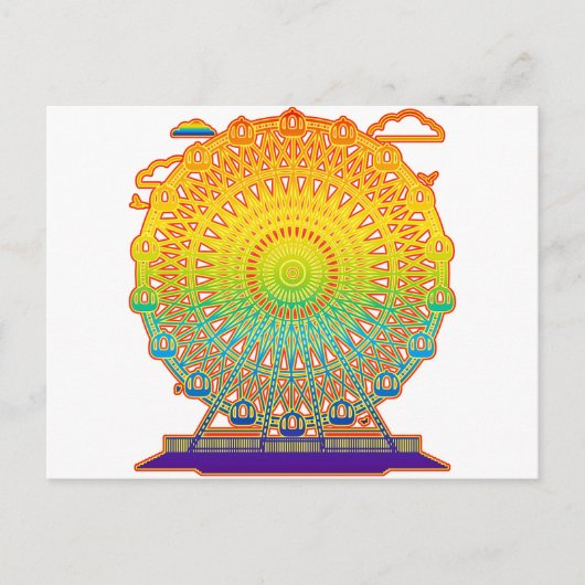 Ferris_Wheel Briefkaart (Voorkant)