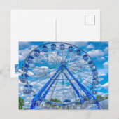 Ferris Wheel Briefkaart (Voorkant / Achterkant)
