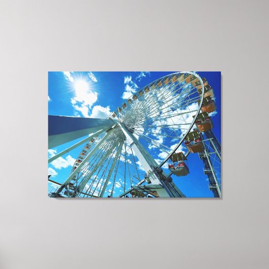 Ferris Wheel Canvas Afdruk (Voorkant)